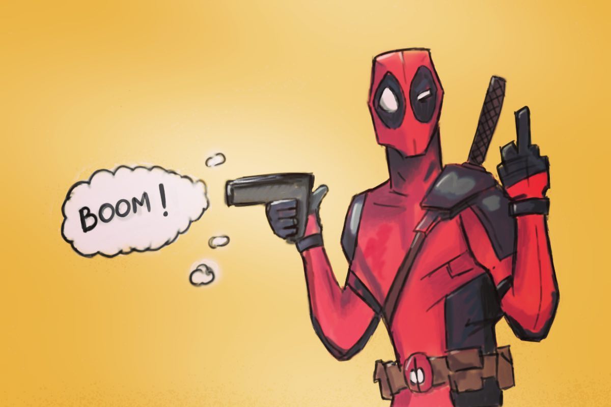 Deadpool illustration - BOOM