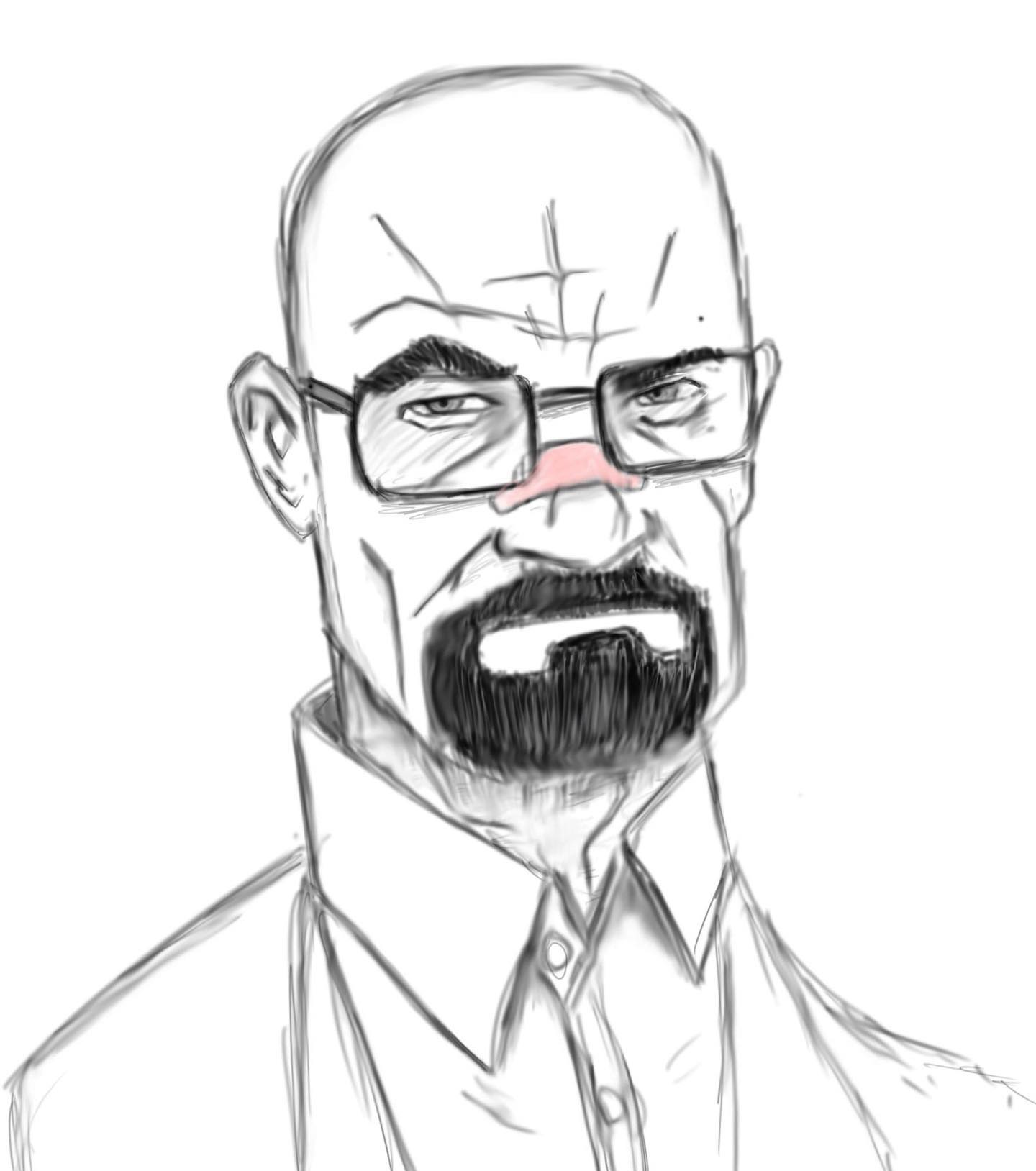 Walter White character sketch
