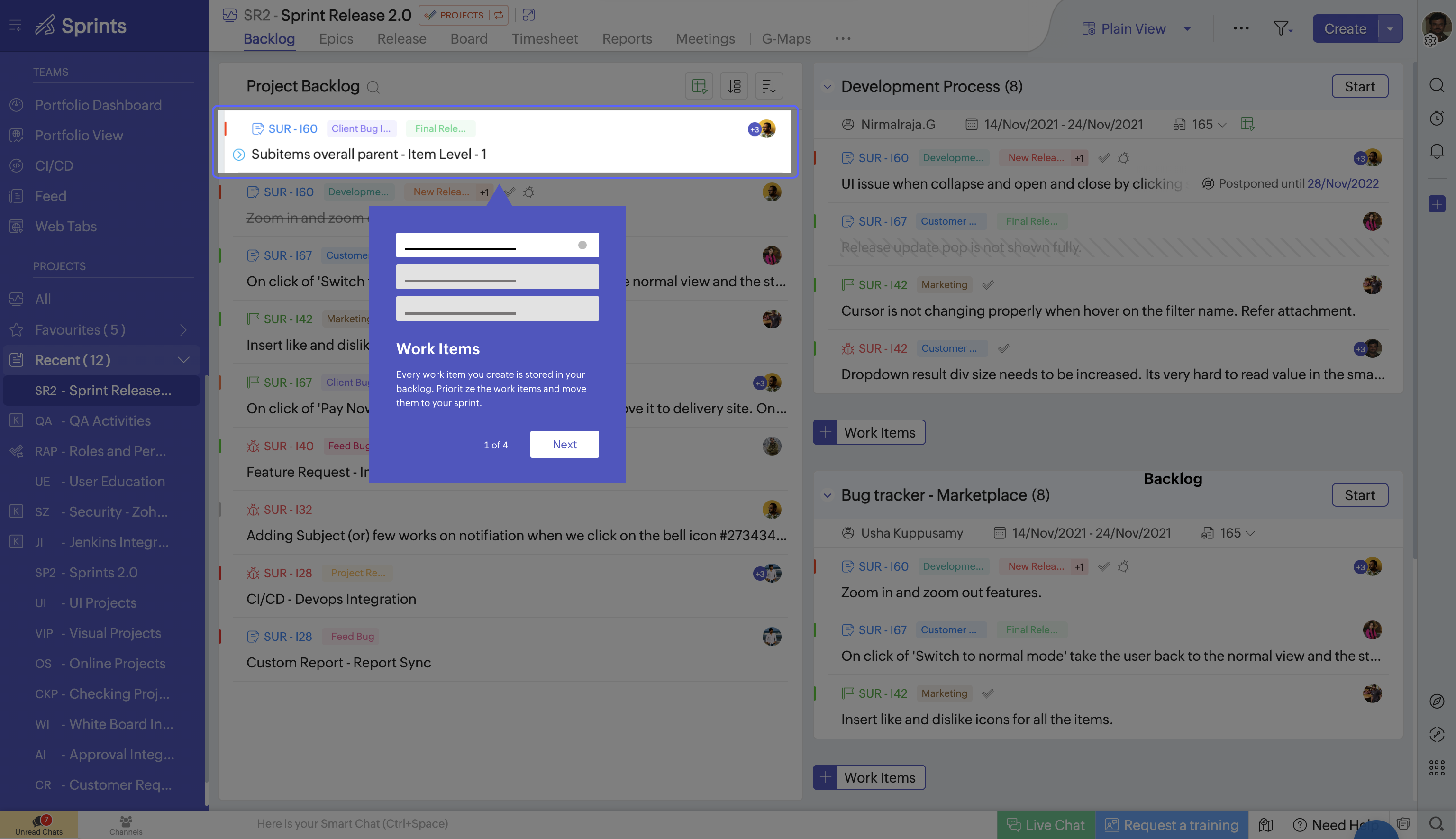 Option 3 — Split card with bullet points on left and screenshot on right