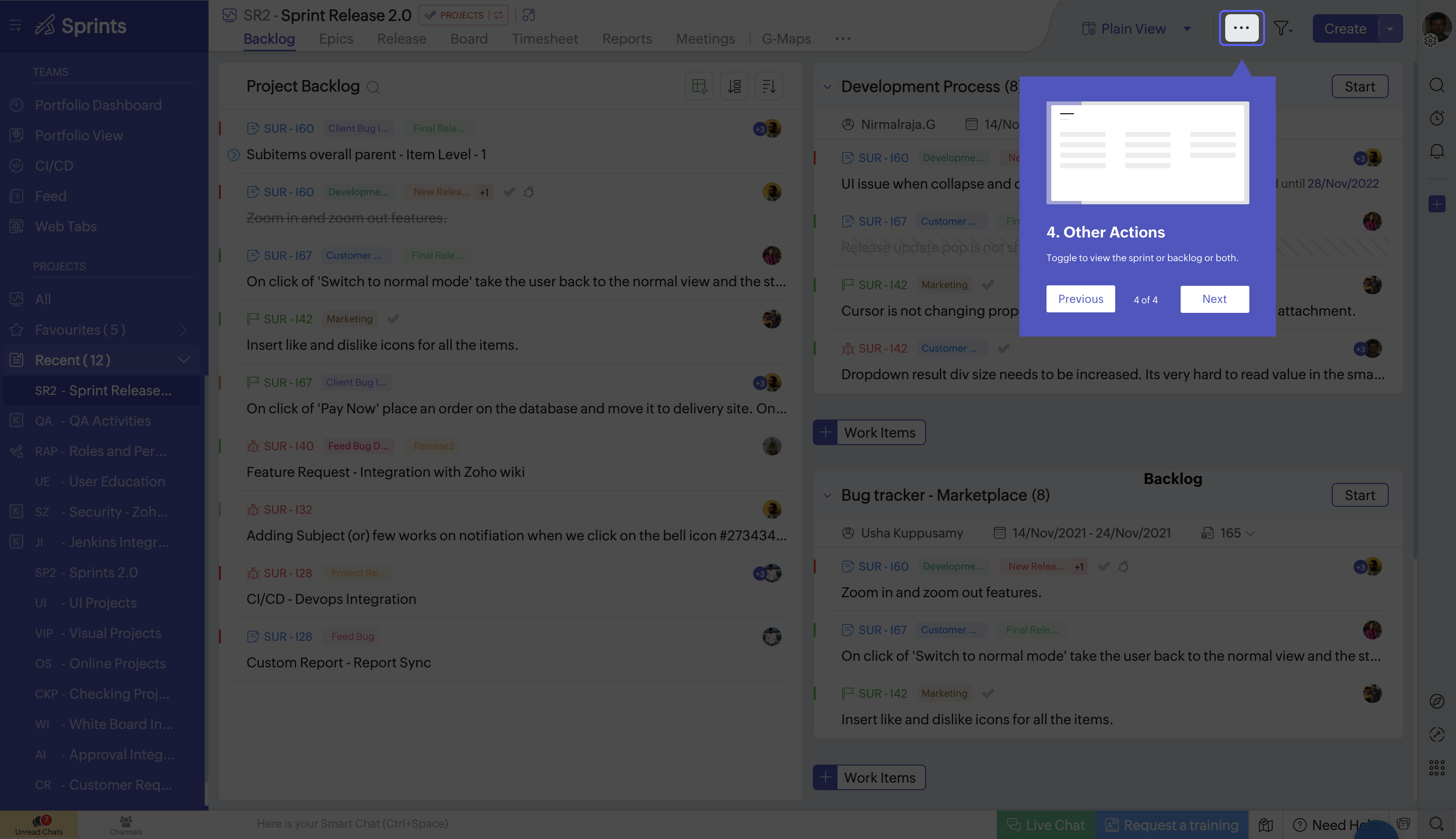 Option 3 — Other Actions step