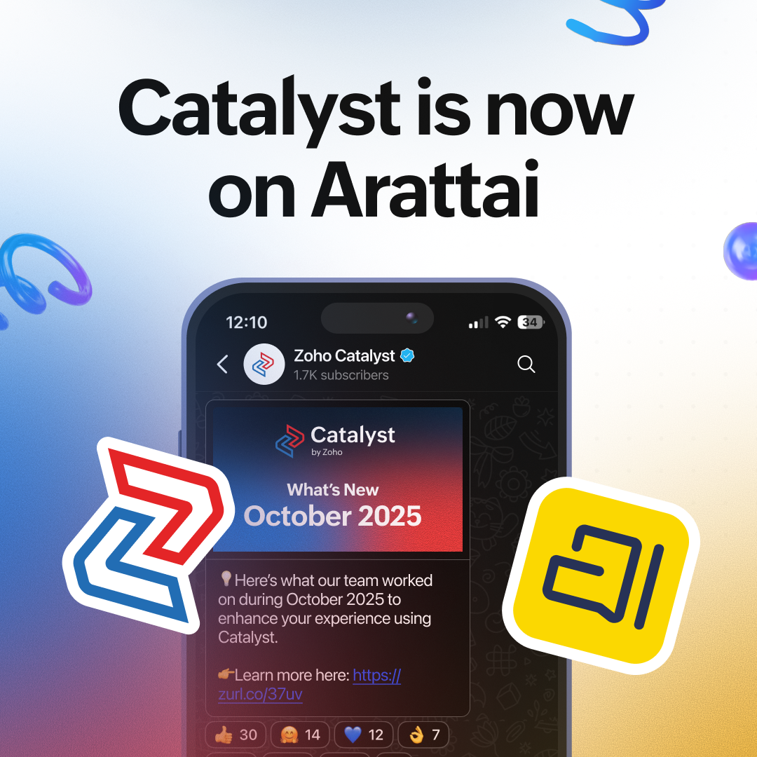 Catalyst on Arattai announcement