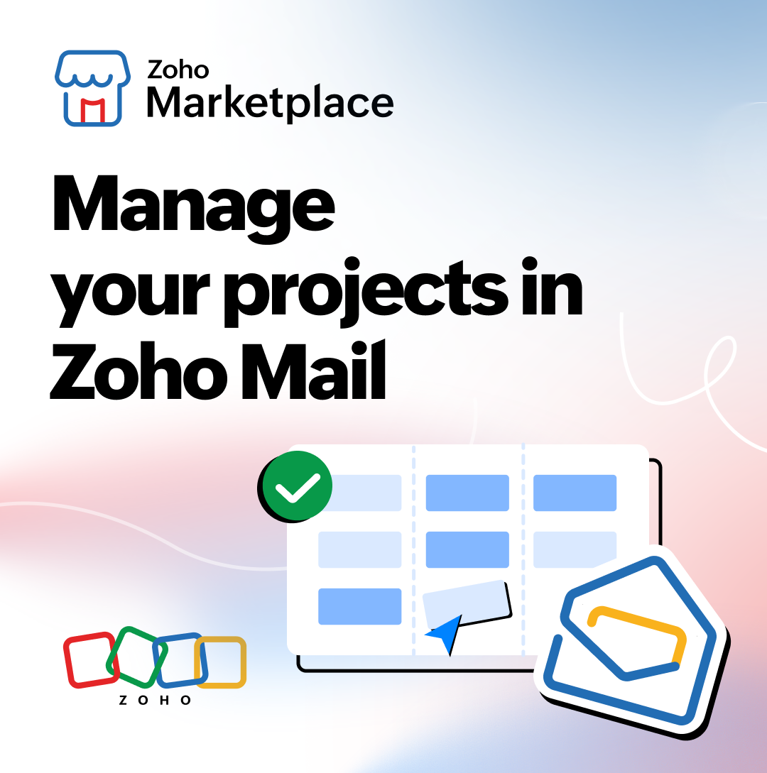 Manage your projects in Zoho Mail